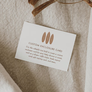 Cartão De Informações Bebê no surfboard do Conselho personalizado