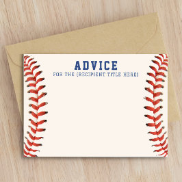 Cartão De Informações Beisebol Softball - Conselho Esportivo