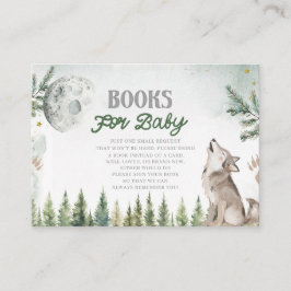 Cartão De Informações Bem-vindo à Floresta da Matilha Livros para Bebê L