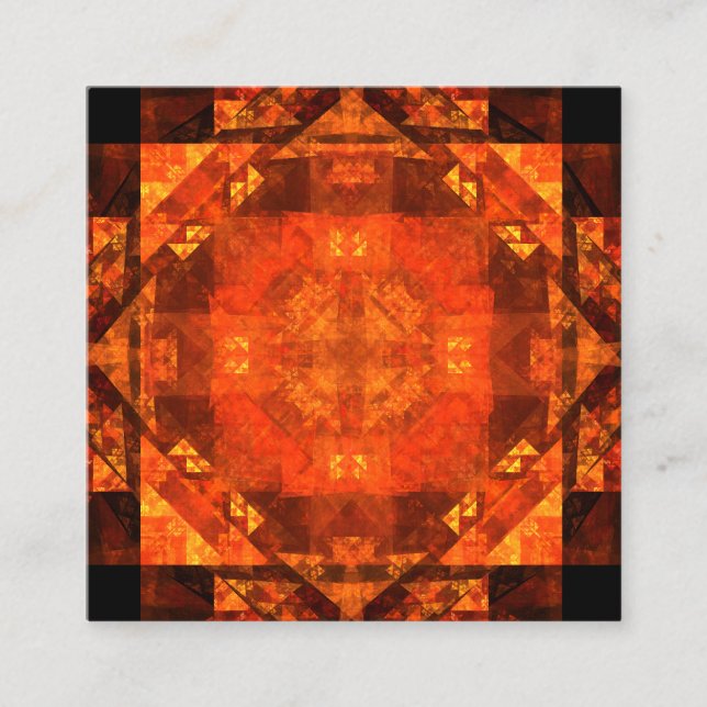 Cartão De Informações Bênção da Abstrato Art (Frente)