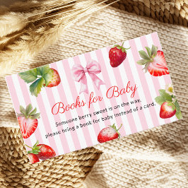 Cartão De Informações Berry Sweet Books for Baby Insert Card