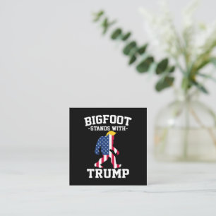 Cartão De Informações Bigfoot Apoia Trump Eleições 2024