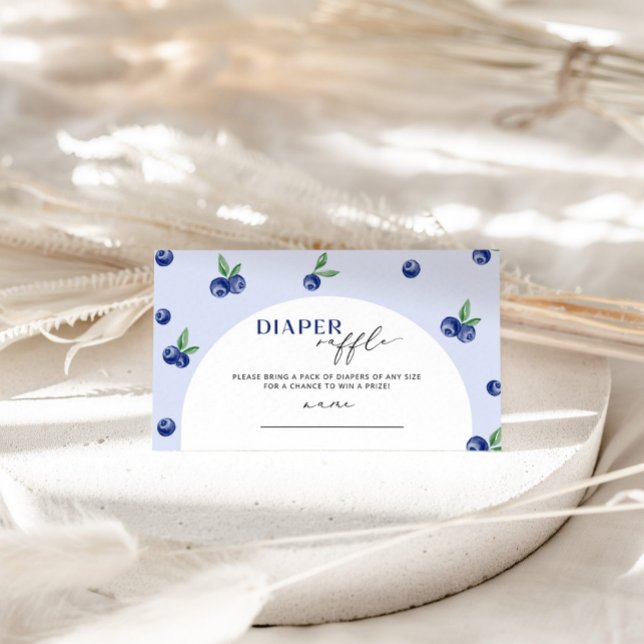 Cartão De Informações Bilhete de espingarda de fralda de mirtilo (Criador carregado)