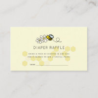 Bilhete de Fralda Amarelo de Bee Daisy