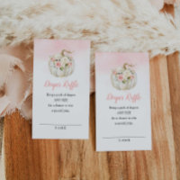 Bilhete de Fralda de Abóbora Rosa