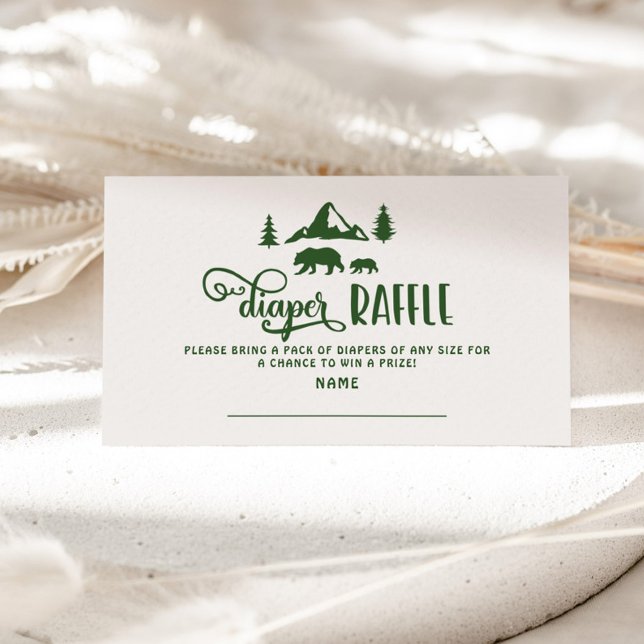 Cartão De Informações Bilhete de Fralda do Urso de Pequeno Câmera (Criador carregado)