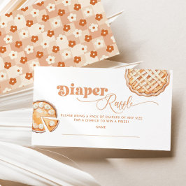 Cartão De Informações Bilhete de Fralda Floral de Pequena Cutie Pie