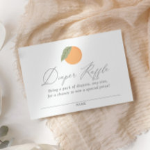 Bilhete de Fralda Pequena e Chá de fraldas