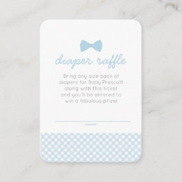 Cartão De Informações Bilhete de riacho de fralda de chá de fraldas de g