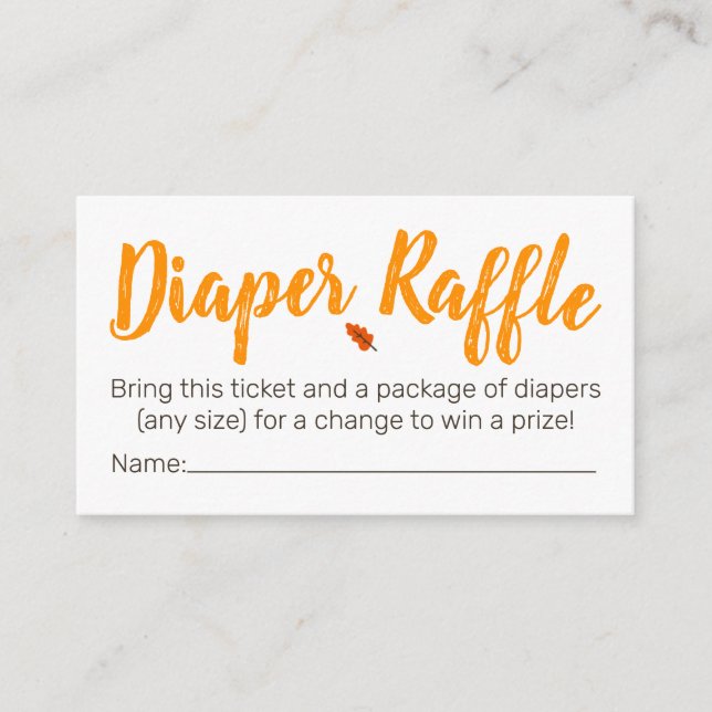 Cartão De Informações Bilhetes de Fralda de Animais da Floresta (Frente)