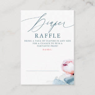 Cartão De Informações Bilhetes de Revelação do Sexo do Bebê na Rifa de F