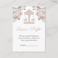 Bilhetes de Rifas de Fraldas do Carrossel