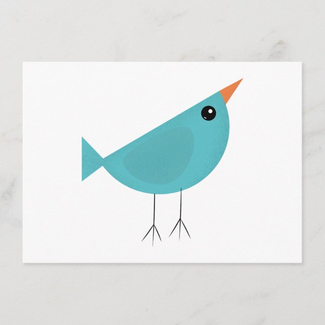 Cartão De Informações Birdy (Frente)