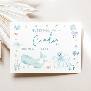 Cartão De Informações Blue Boy embaixo do mar adivinha quantos jogos