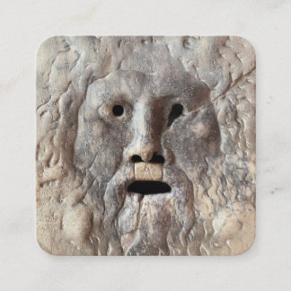 Cartão De Informações Boca da Verdade - La Bocca della Verità, Roma Itál