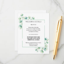 Boho Chic Green Watercolor Deixa Casamento