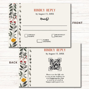 Cartão De Informações Boho Letterpress Estilo Esqueleto Tarot Casamento