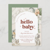 Boho Macrame Tiger Greenery | CHÁ DE FRALDAS