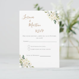 Cartão De Informações Boho Spanish Wedding RSVP Card