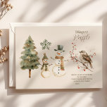 Cartão De Informações Boho Winter Christmas Chá de fraldas Diapper Raffl<br><div class="desc">Adicione uma reviravolta divertida e prática ao seu chá de fraldas com a nossa Fralda "Boho Winter Christmas" Raffle Enclosure Card. Esta carta encantadora convida os convidados a participar numa rifa de fralda, misturando o calor confortável de um tema de inverno boêmico com o espírito festivo do Natal. Recursos: Design...</div>