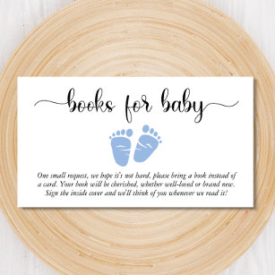 Cartão De Informações Bolas De Pés De Bebê Para Chá de fraldas De Bebê