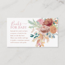 Books for Baby Terracotta & Blush Floral