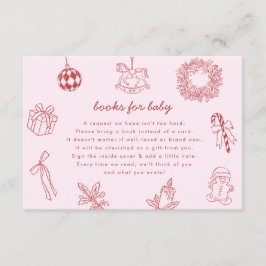 Cartão De Informações Books for baby whimsical christmas winter girl