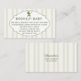 Cartão De Informações Books Insert Coffee Brewing Brunch Baby Shower