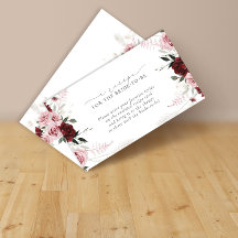 Bordô Rosa Empolvado Floral Noiva Receita Pedido