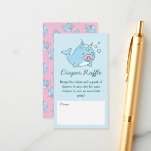 Cartão De Informações Borracha de Fralda rosa-Chá de fraldas-rosada-bran