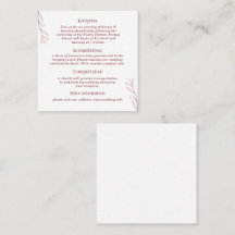 Botânicos Burgundy Minimalistas Elegantes