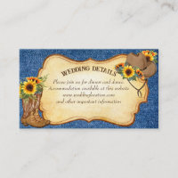 Botas de cowboy russas e chapéus de girassol denim