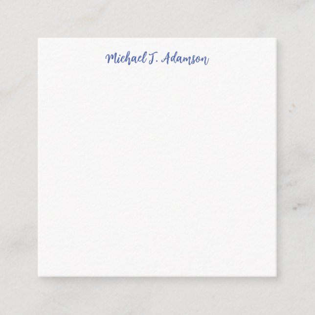 Cartão De Informações Branco Simples sobre Callografia Retroativa (Frente)