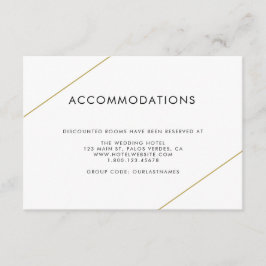 Cartão De Informações Bridget Geométrico Modern Wedding