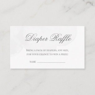 Cartão De Informações  Brinque de Fralda de Chá de fraldas de Estrela P