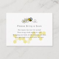 Bumble / Honey Bee Daisy White Por Favor Traga um 
