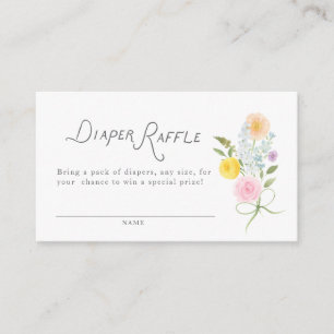 Cartão De Informações Buquê Floral