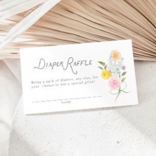Cartão De Informações Buquê Floral