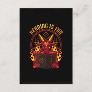 Cartão De Informações Cabra Pagã Satânica Premium