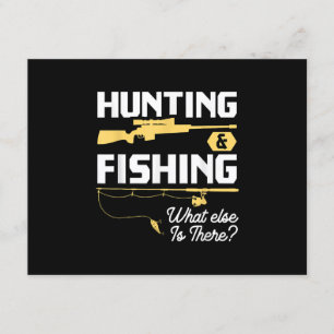 Cartão De Informações Caça e Pesca - O que mais existe - Fishe engraçado