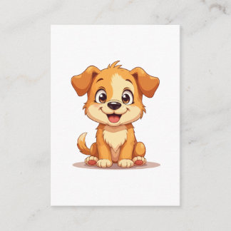 Cartão De Informações Cachorrinho fofo