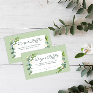 Cartão De Informações Cachorro-Cachorro Fralda Raffle