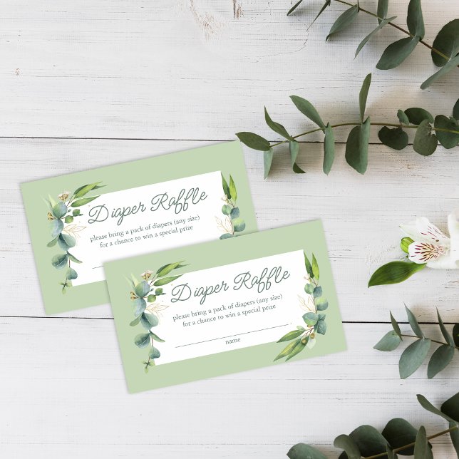 Cartão De Informações Cachorro-Cachorro Fralda Raffle (Criador carregado)