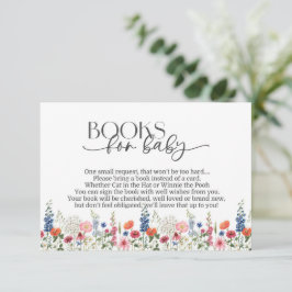 Cartão De Informações Cachorro de Flor Selvagem no Livro de Chás de fral