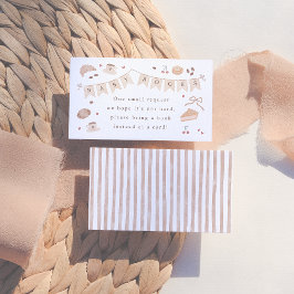 Cartão De Informações Cafe Bebe Baby Books Baby Shower