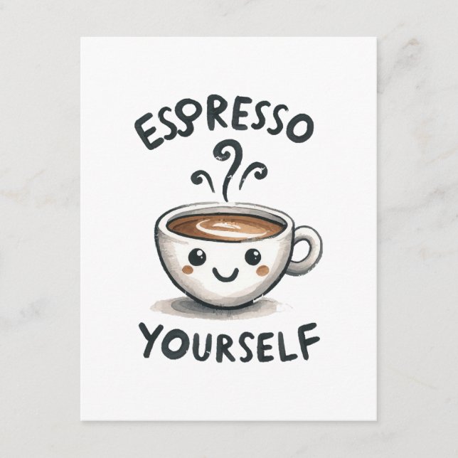 Cartão De Informações Café Espresso Yourself (Frente)