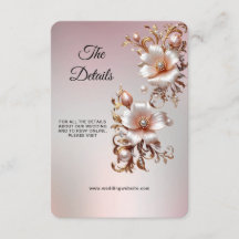 Caixa de Envio com Detalhe Floral Cor-de-Rosa Deco