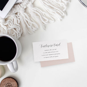 Cartão De Informações Caligrafia Elegante Para Todos os Fins Personalizá