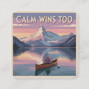 Cartão De Informações Calm Wins Too