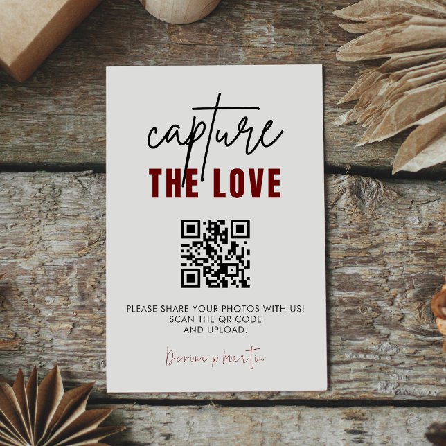 Cartão De Informações Captura de Script Moderno O Código QR de Amor (Criador carregado)